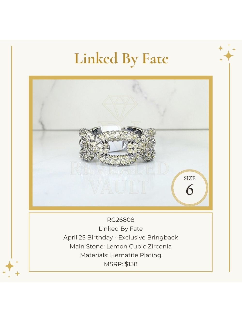 Linked By Fate - Size 6 - OG